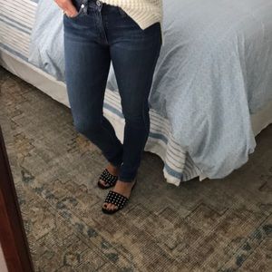 AG the Farrah high rise skinny jeans
